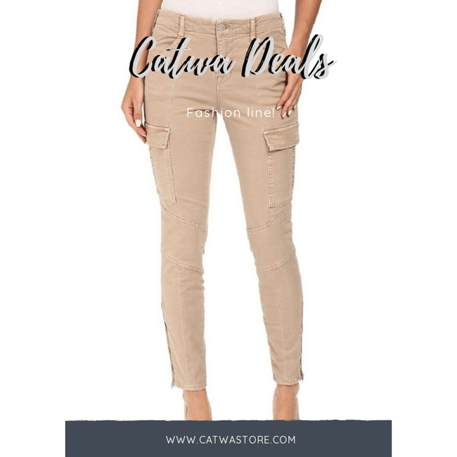 DOLCE & GABBANA Beige Cotton Cargo Cropped Pants Catwa Deals - كاتوا ديلز | Perfume online shop In Egypt